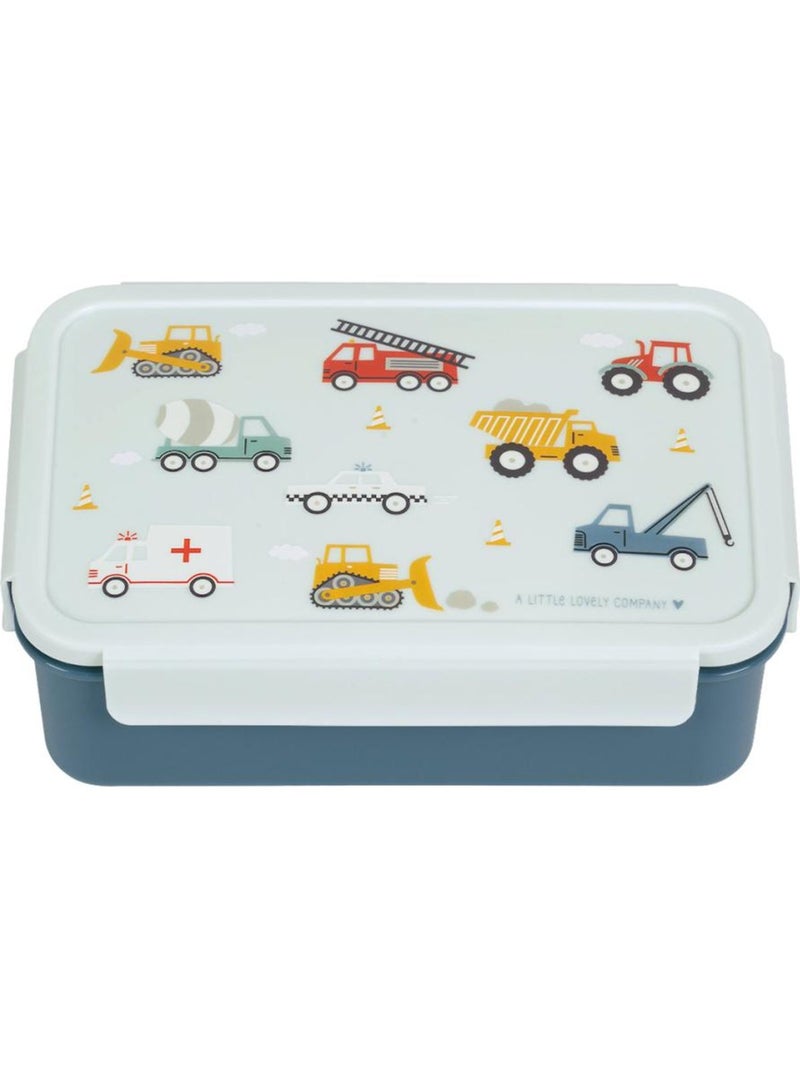 A Little Lovely Company - Lunch box Véhicules Bleu clair - Kiabi