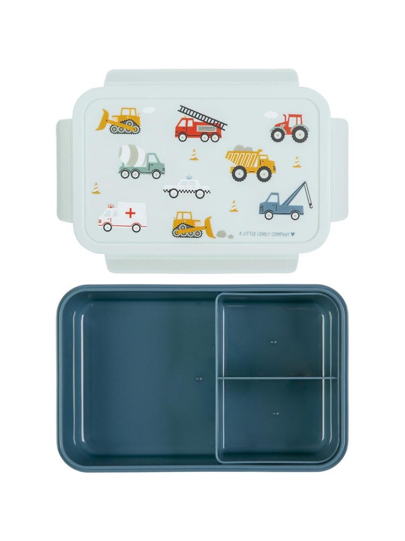 A Little Lovely Company - Lunch box Véhicules Bleu clair - Kiabi