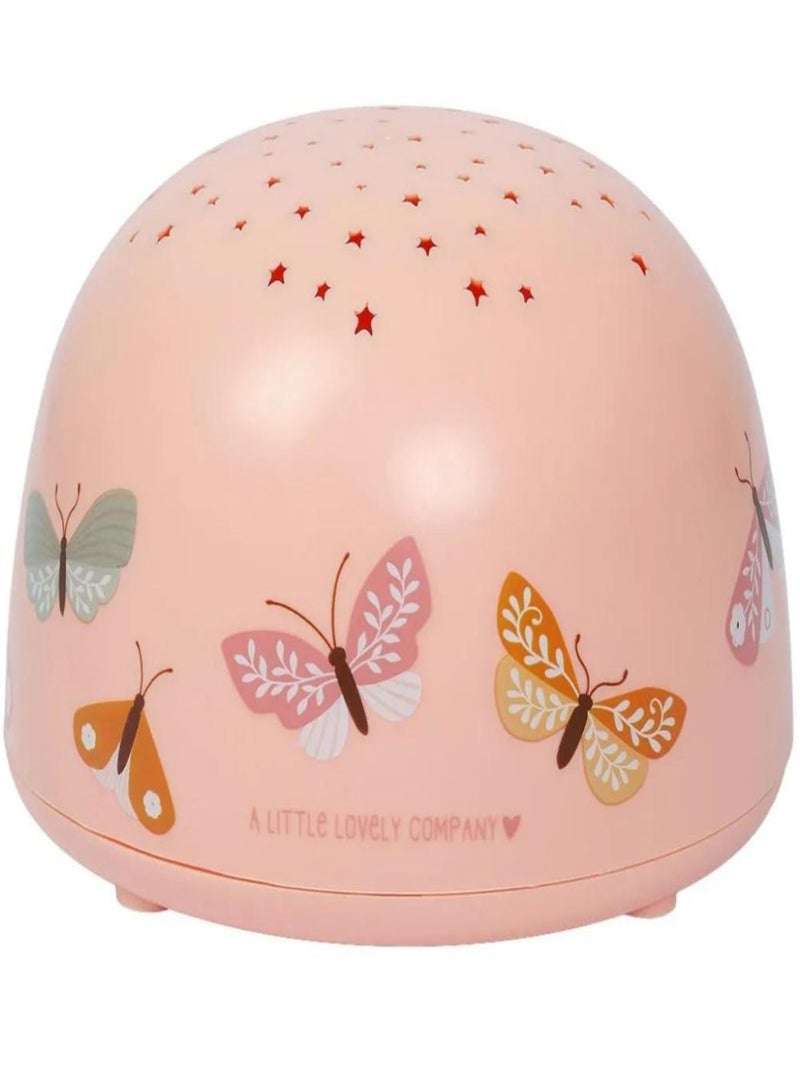 A Little Lovely Company - Projecteur d'étoiles Papillons Rose - Kiabi