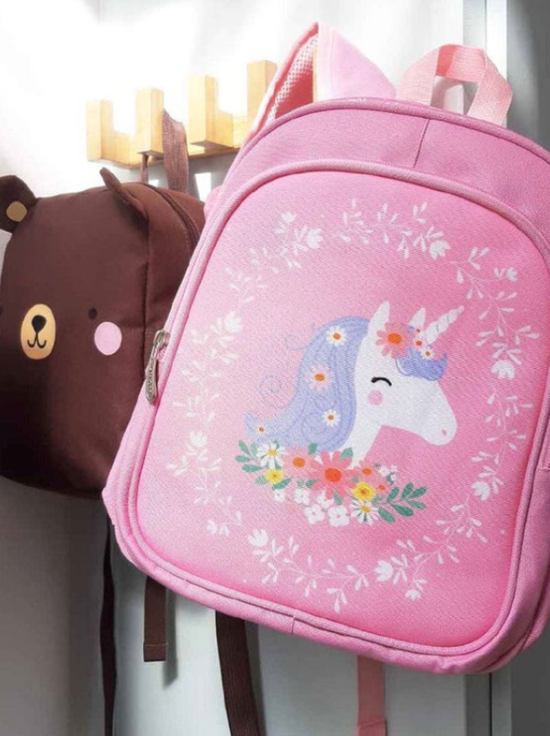 A Little Lovely Company - Sac à dos avec poche isotherme Licorne Rose - Kiabi