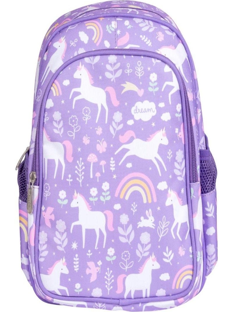 A Little Lovely Company - Sac à dos avec poche isotherme LICORNE Violet - Kiabi