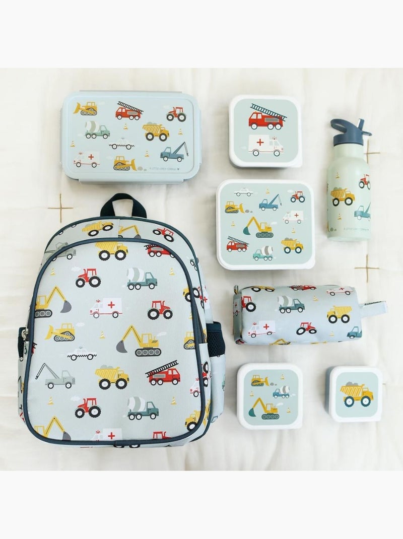 A Little Lovely Company - Sac à dos avec poche isotherme Océan Bleu - Kiabi