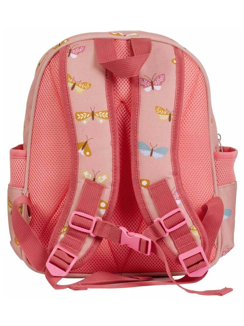A Little Lovely Company - Sac à dos avec poche isotherme Papillons Rose - Kiabi