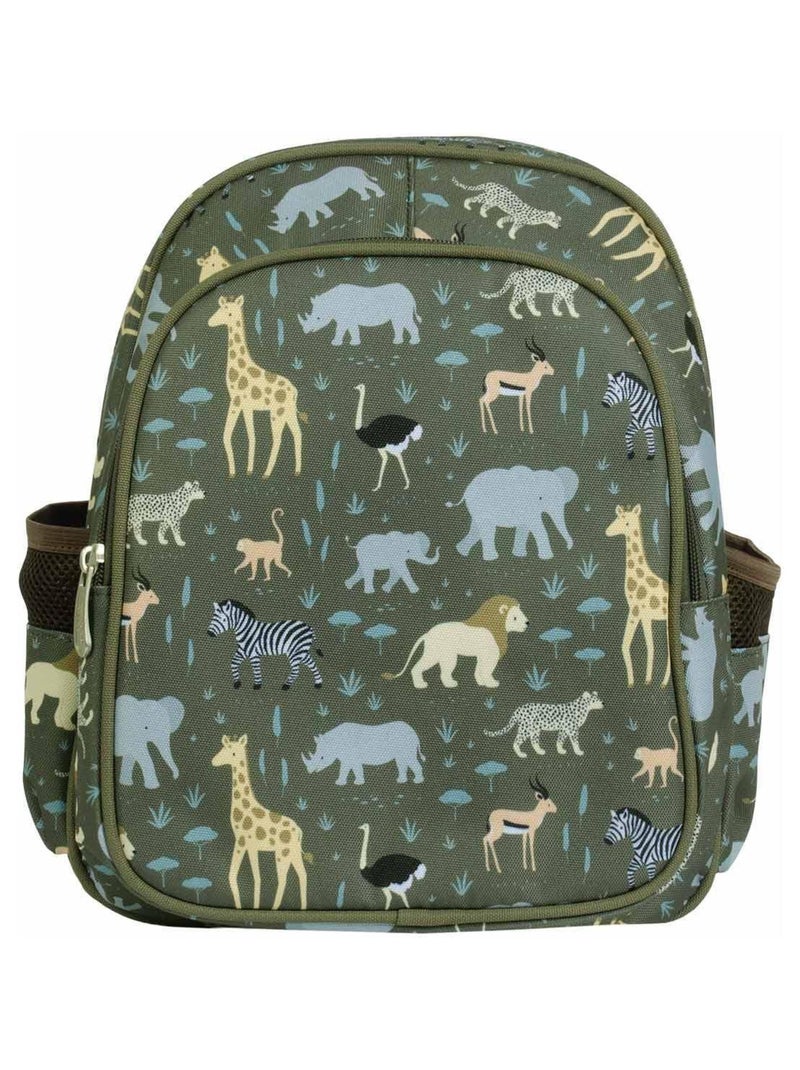 A Little Lovely Company - Sac à dos avec poche isotherme Savane Gris - Kiabi