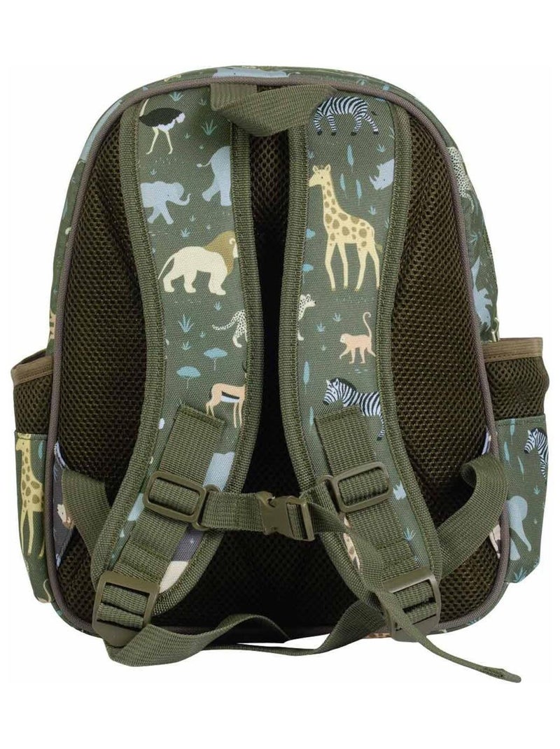 A Little Lovely Company - Sac à dos avec poche isotherme Savane Gris - Kiabi