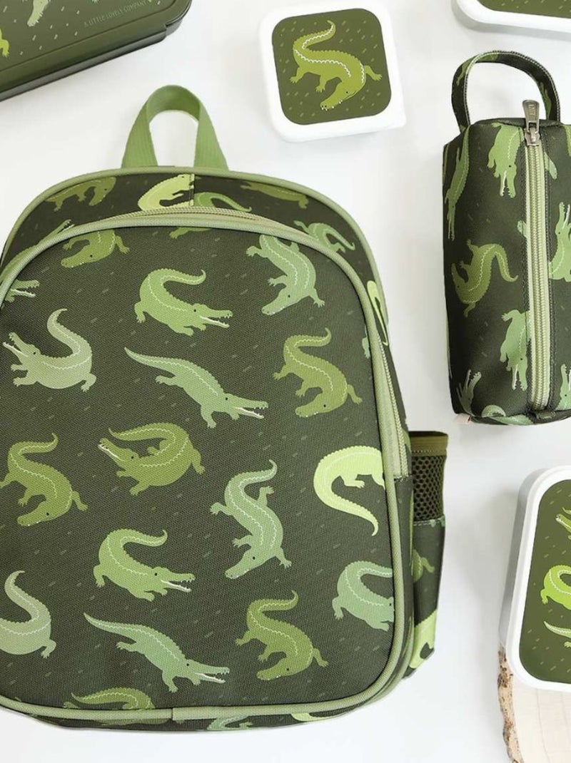 A Little Lovely Company - Sac à dos avec poche isotherme Vert - Kiabi