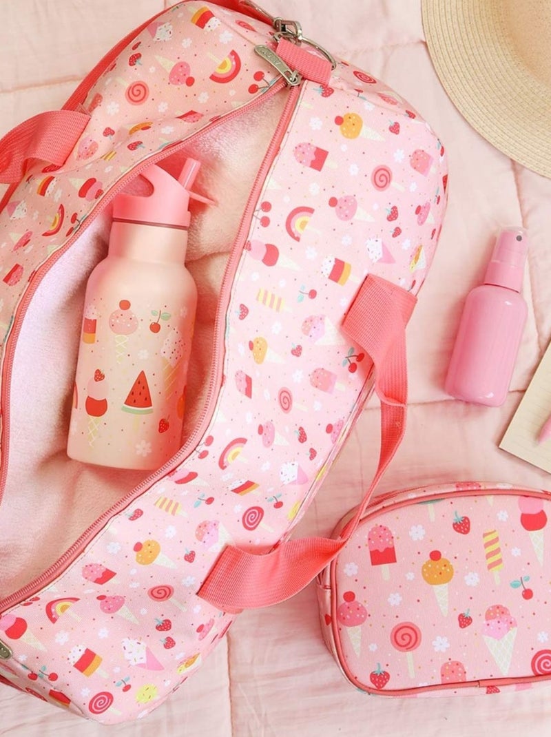 A Little Lovely Company - Sac de voyage Crème Glacée Rose - Kiabi