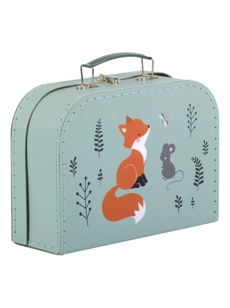 A Little Lovely Company - Set de 2 valisettes de rangement Vert d'eau - Kiabi