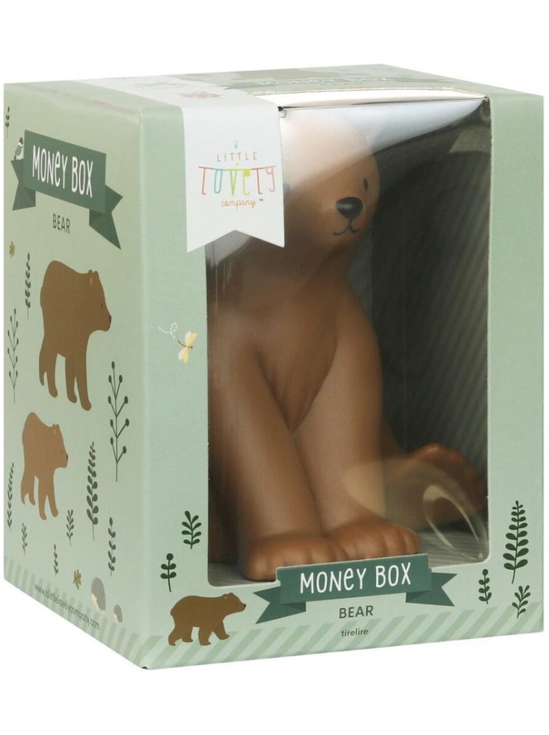 A Little Lovely Company - Tirelire Ours Marron - Kiabi