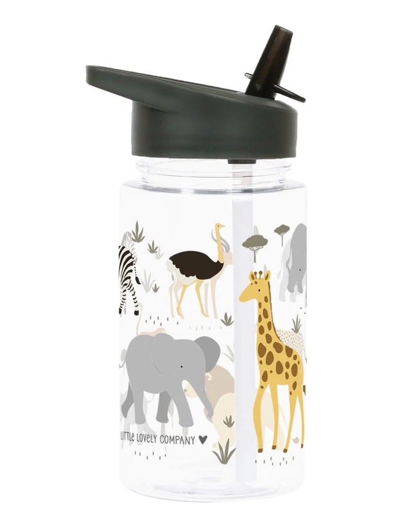 A Little Lovely Company | Gourde enfant ergonomique 450 ml Kaki - Kiabi