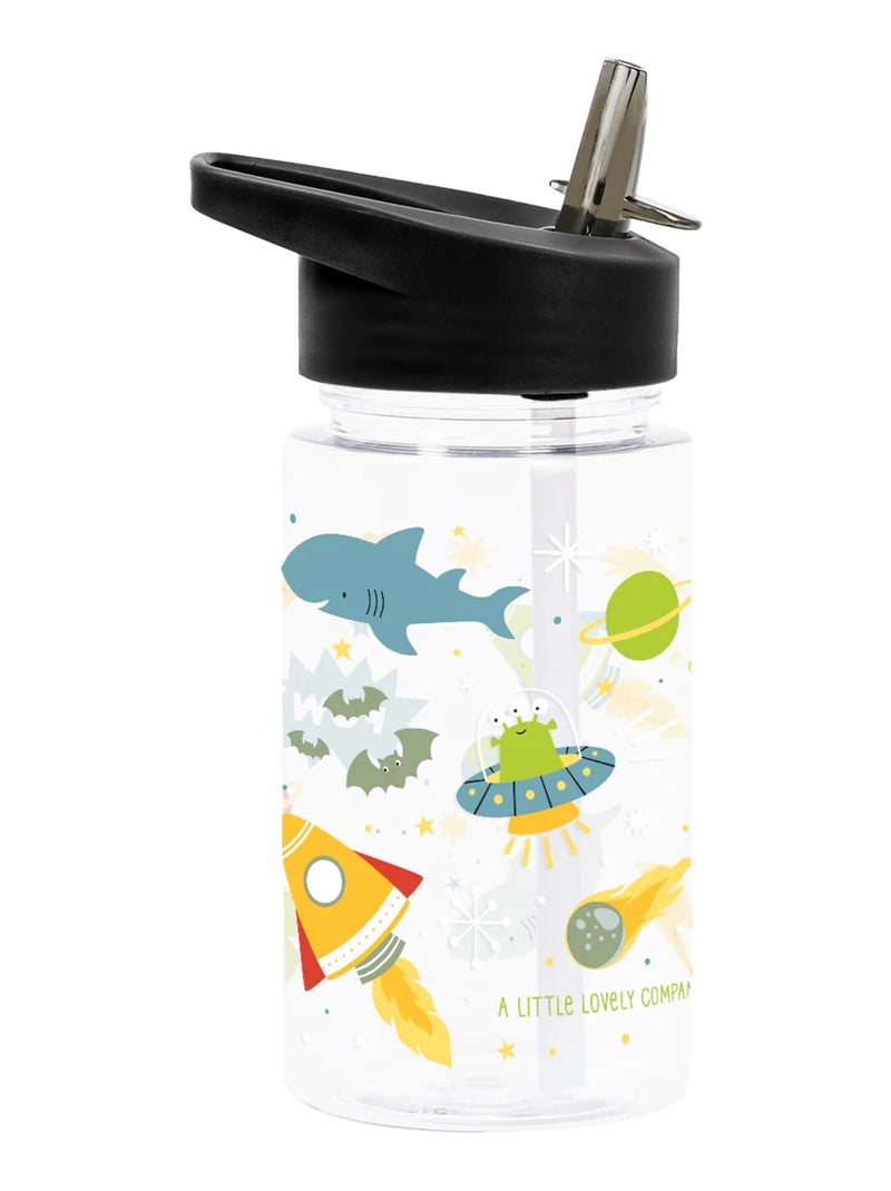 A Little Lovely Company | Gourde enfant ergonomique 450 ml Noir - Kiabi