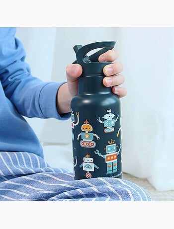 A little lovely company | gourde inox isotherme enfant 350 ml avec paille