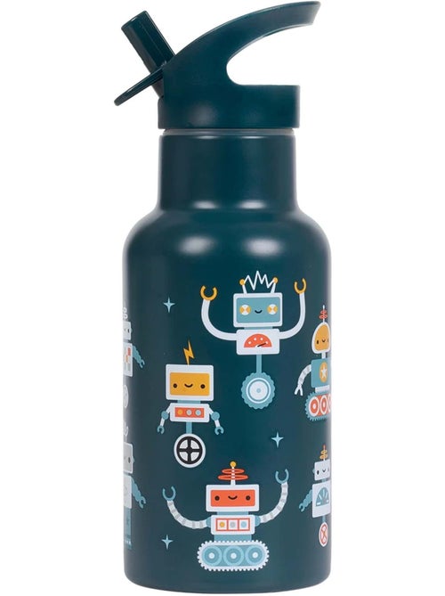 A little lovely company | gourde inox isotherme enfant 350 ml avec paille - Kiabi A little lovely company | gourde inox isotherme enfant 350 ml avec paille - Kiabi