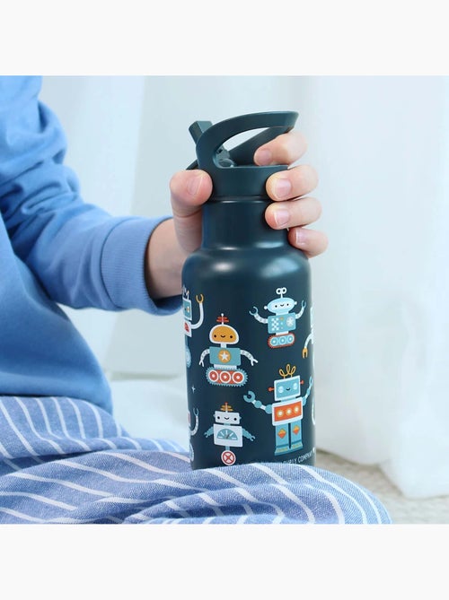 A little lovely company | gourde inox isotherme enfant 350 ml avec paille - Kiabi A little lovely company | gourde inox isotherme enfant 350 ml avec paille - Kiabi