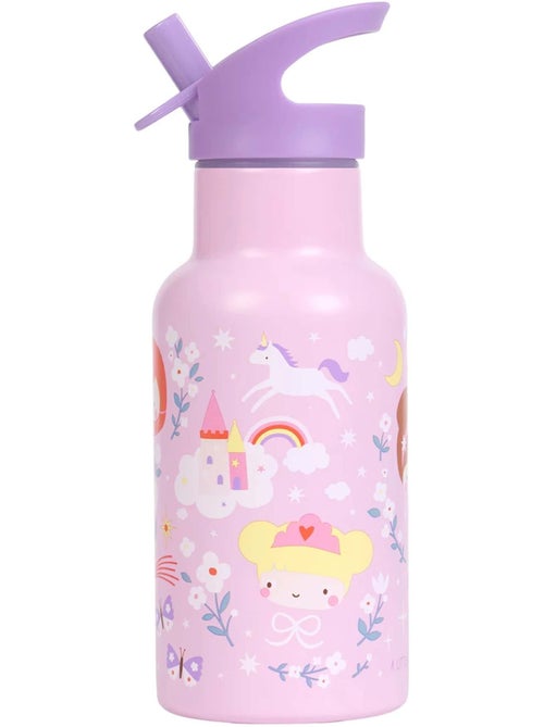 A little lovely company | gourde inox isotherme enfant 350 ml avec paille - Kiabi A little lovely company | gourde inox isotherme enfant 350 ml avec paille - Kiabi