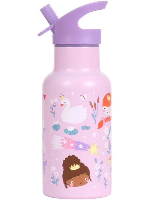 A little lovely company | gourde inox isotherme enfant 350 ml avec paille - Kiabi A little lovely company | gourde inox isotherme enfant 350 ml avec paille - Kiabi