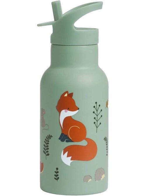 A little lovely company | gourde inox isotherme enfant 350 ml avec paille - Kiabi