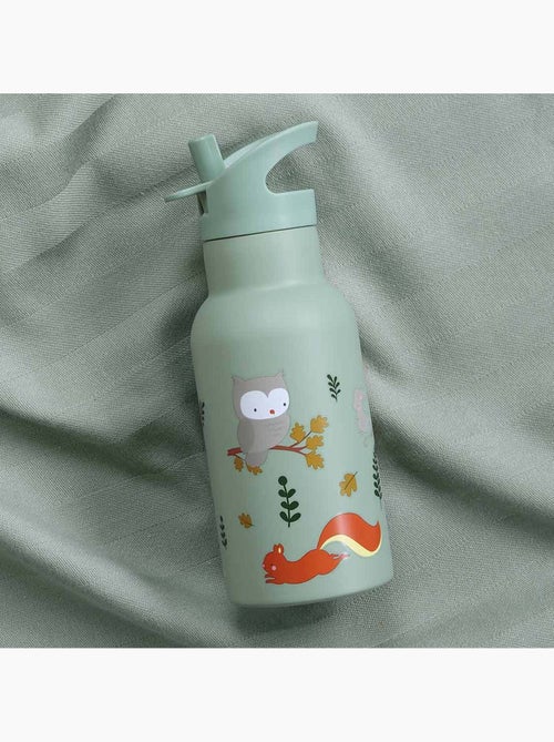 A little lovely company | gourde inox isotherme enfant 350 ml avec paille - Kiabi