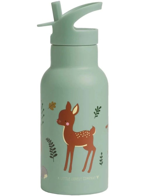 A little lovely company | gourde inox isotherme enfant 350 ml avec paille - Kiabi