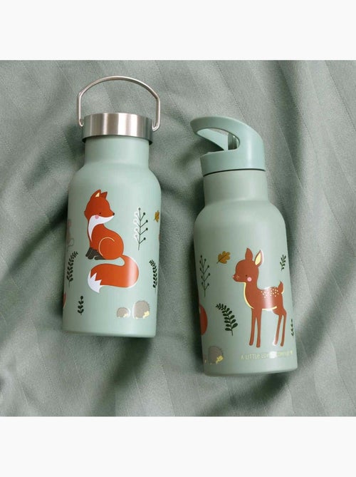 A little lovely company | gourde inox isotherme enfant 350 ml avec paille - Kiabi
