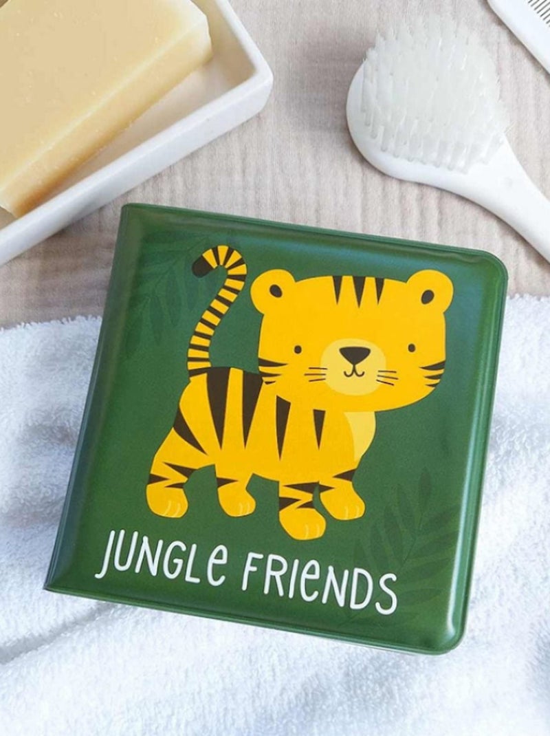 A Little Lovely Company | Livre de bain pour enfant Les amis de la jungle Vert foncé - Kiabi