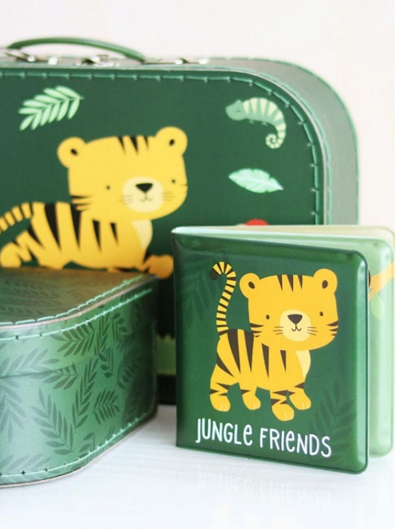 A Little Lovely Company | Livre de bain pour enfant Les amis de la jungle Vert foncé - Kiabi