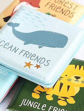 A Little Lovely Company | Livre de bain pour enfant Les amis de l'océan