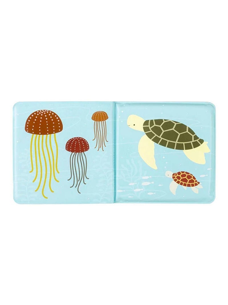 A Little Lovely Company | Livre de bain pour enfant Les amis de l'océan Bleu - Kiabi
