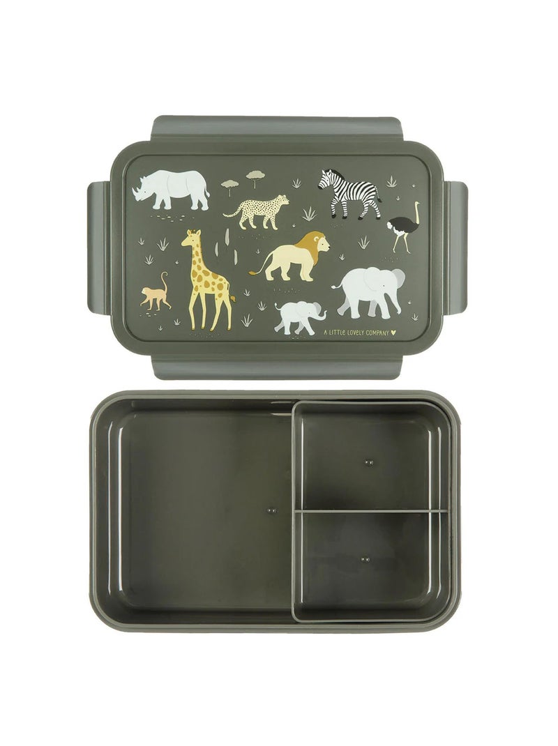 A little lovely company | lunch box enfant 3 compartiments bento Vert d'eau - Kiabi