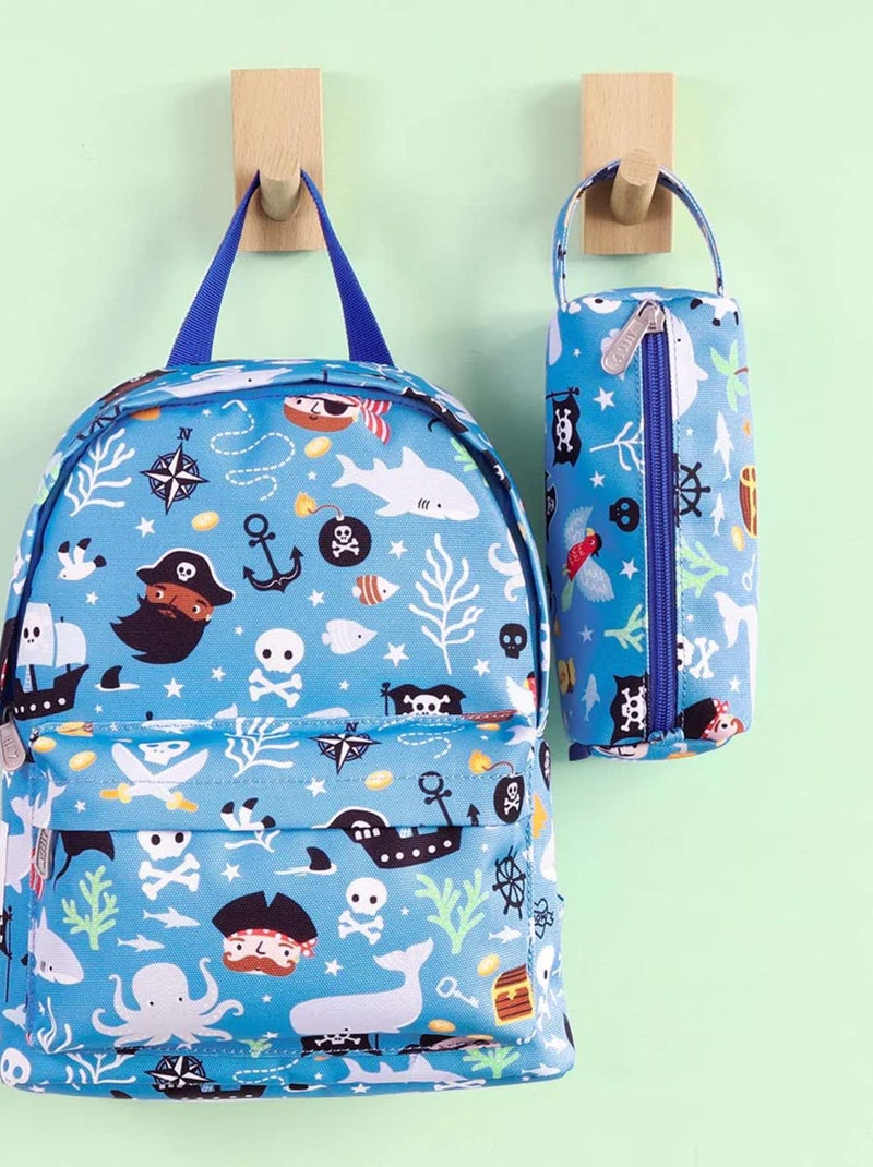 A Little Lovely Company | Sac à dos maternelle motifs ludiques Bleu - Kiabi
