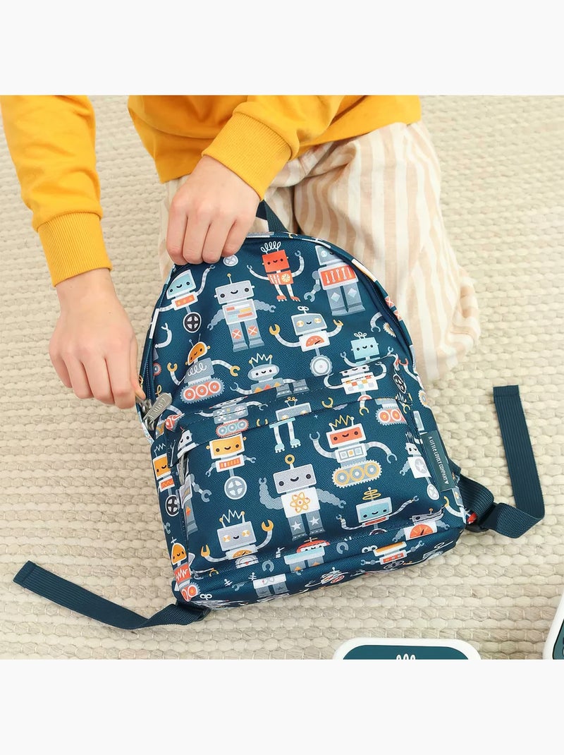 A Little Lovely Company | Sac à dos maternelle motifs ludiques Bleu marine - Kiabi