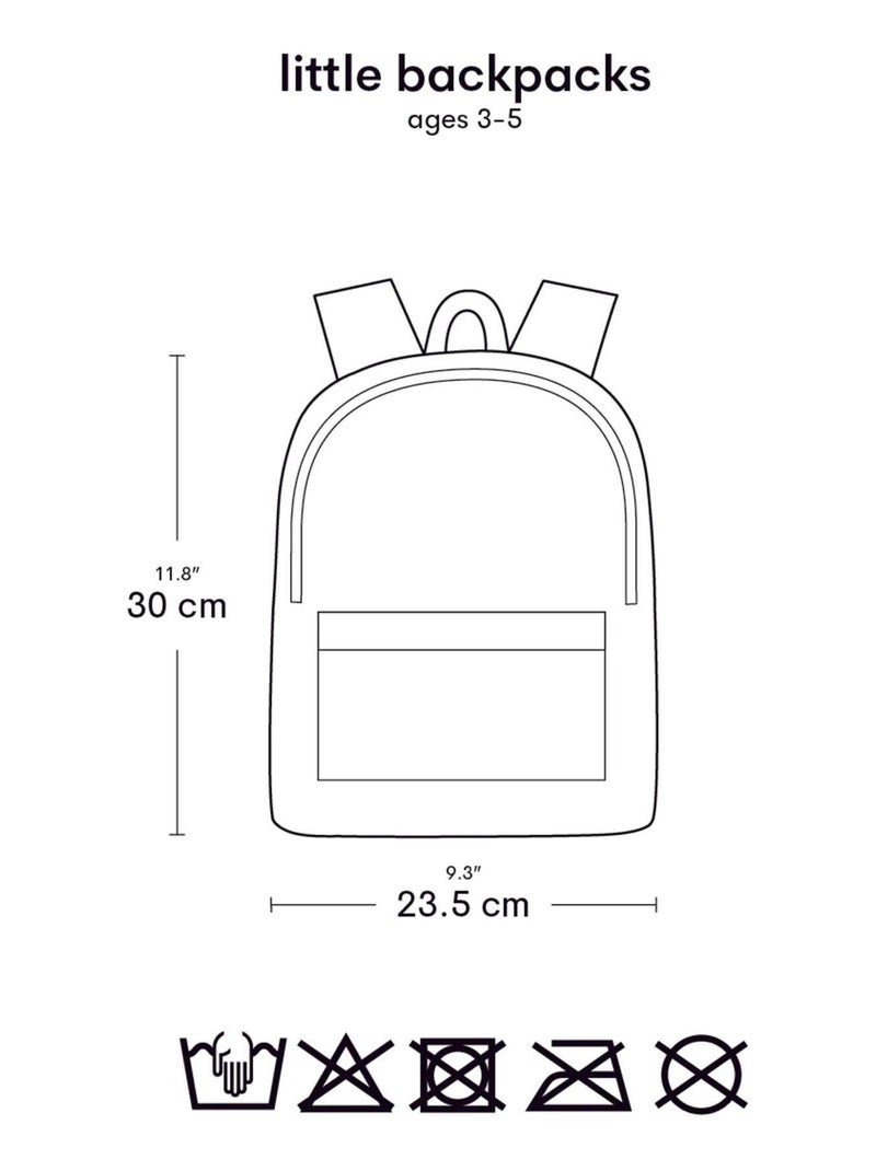 A Little Lovely Company | Sac à dos maternelle motifs ludiques Rose foncé - Kiabi