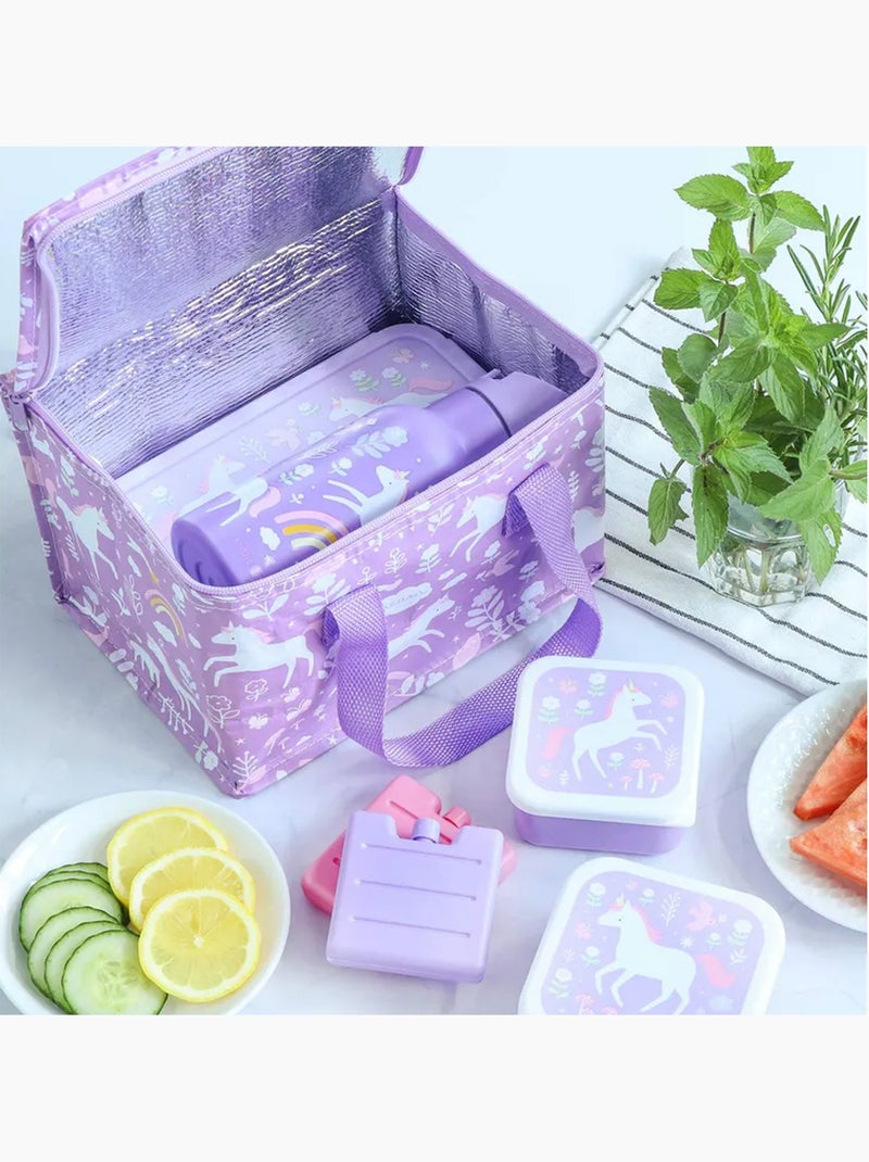 A Little Lovely Company | Sac à goûter isotherme Violet - Kiabi