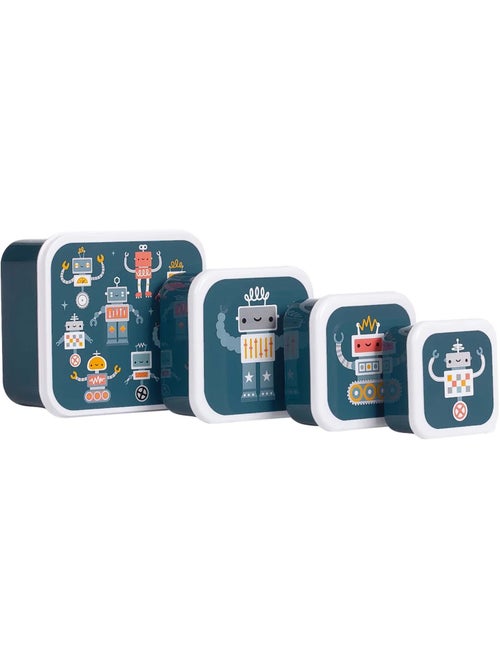 A little lovely company | set de 4 boîtes à goûter - Kiabi A little lovely company | set de 4 boîtes à goûter - Kiabi
