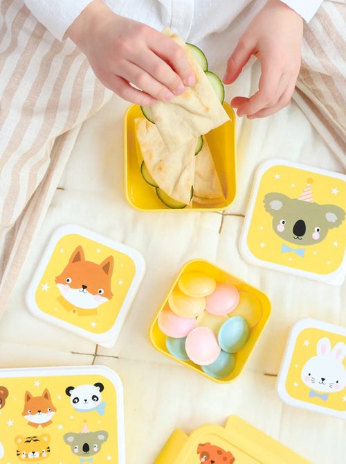 A Little Lovely Company | Set de 4 boîtes à goûter - Kiabi