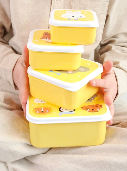 A Little Lovely Company | Set de 4 boîtes à goûter - Kiabi