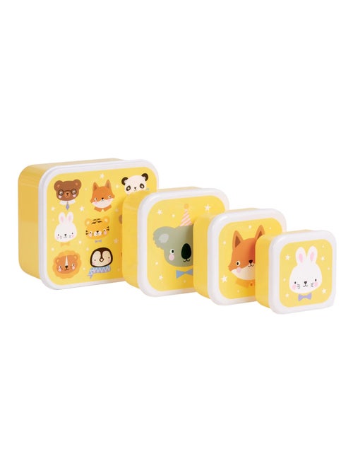 A Little Lovely Company | Set de 4 boîtes à goûter - Kiabi