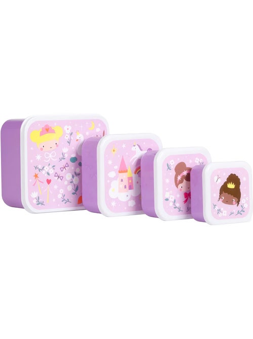 A little lovely company | set de 4 boîtes à goûter - Kiabi A little lovely company | set de 4 boîtes à goûter - Kiabi