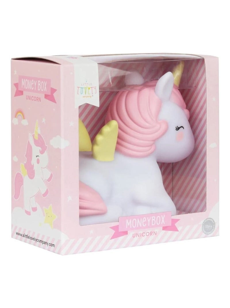 A Little Lovely Company | Tirelire enfant licorne Blanc - Kiabi