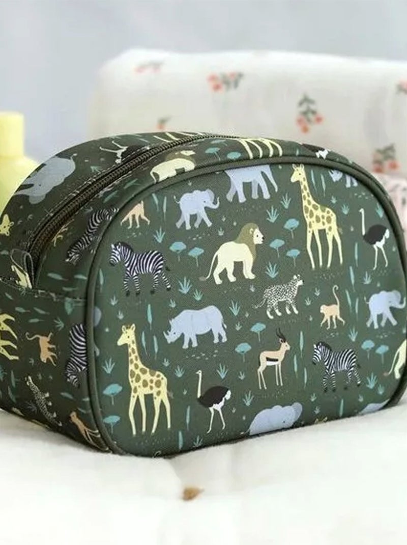 A Little Lovely Company | Trousse de toilette pour enfants Kaki - Kiabi