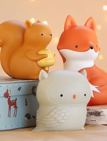 A Little Lovely Company | Veilleuse LED avec minuterie automatique Renard
