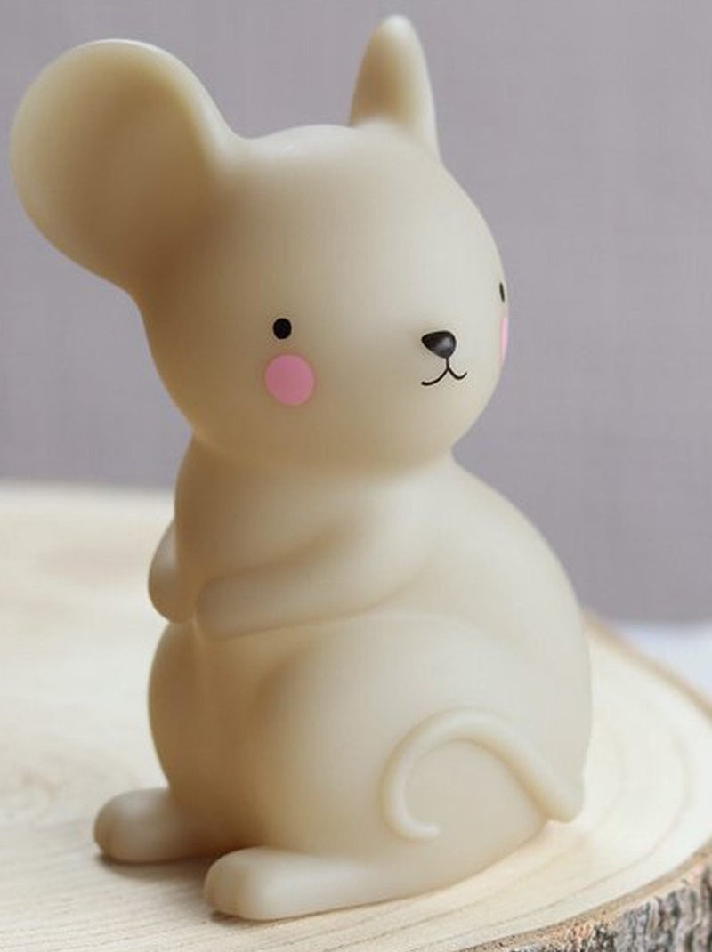 A Little Lovely Company | Veilleuse LED avec minuterie automatique Souris Beige - Kiabi