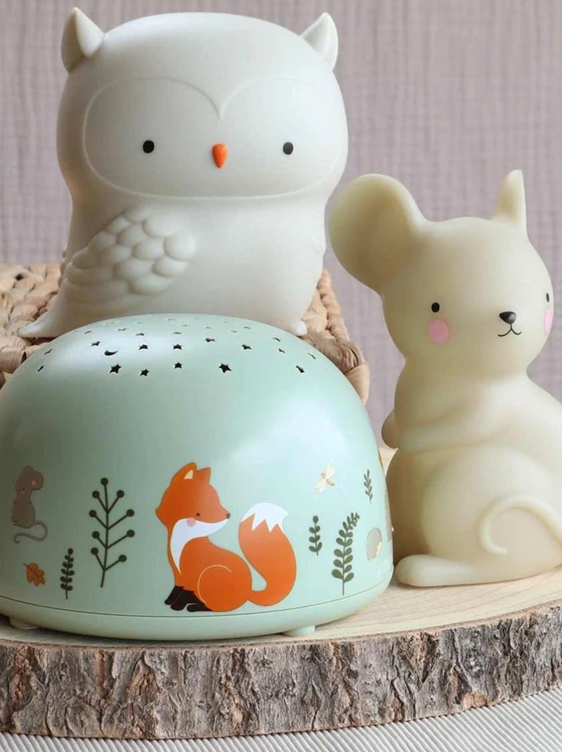 A Little Lovely Company | Veilleuse projecteur d'étoiles Vert d'eau - Kiabi