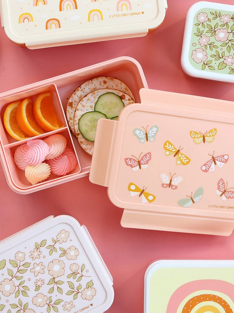A Little Lovely Company|Boîte à goûter bento Rose - Kiabi