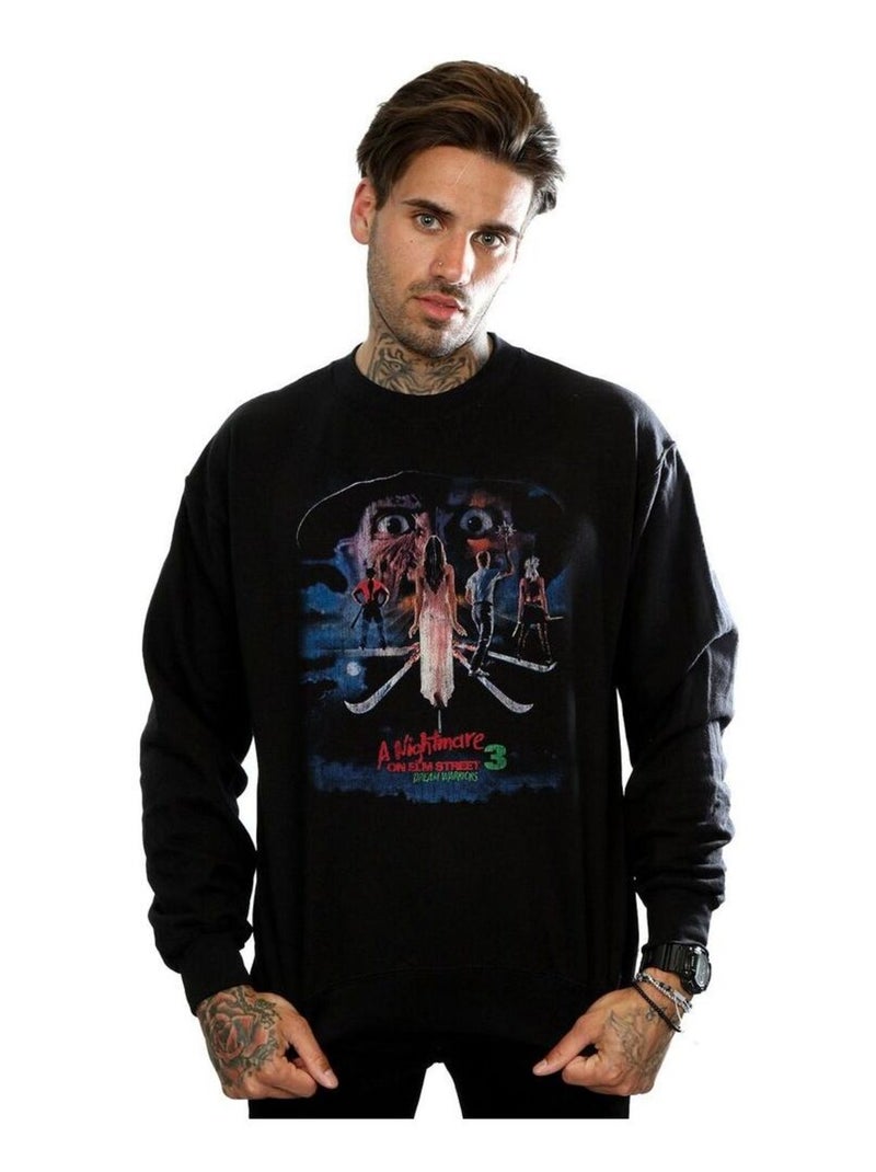 A Nightmare On Elm Street - Sweat DREAM WARRIORS Noir - Kiabi