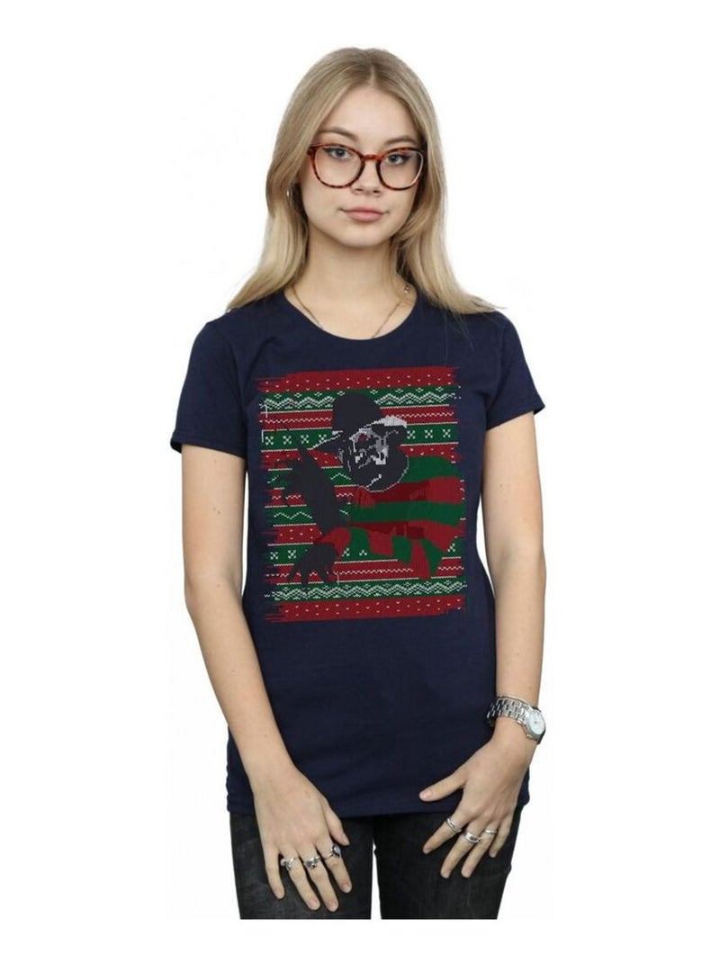 A Nightmare On Elm Street - T-shirt Bleu marine - Kiabi