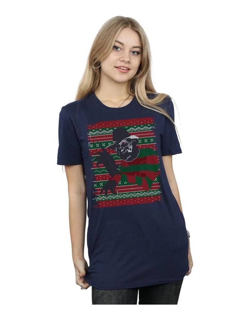 A Nightmare On Elm Street - T-shirt Bleu marine - Kiabi