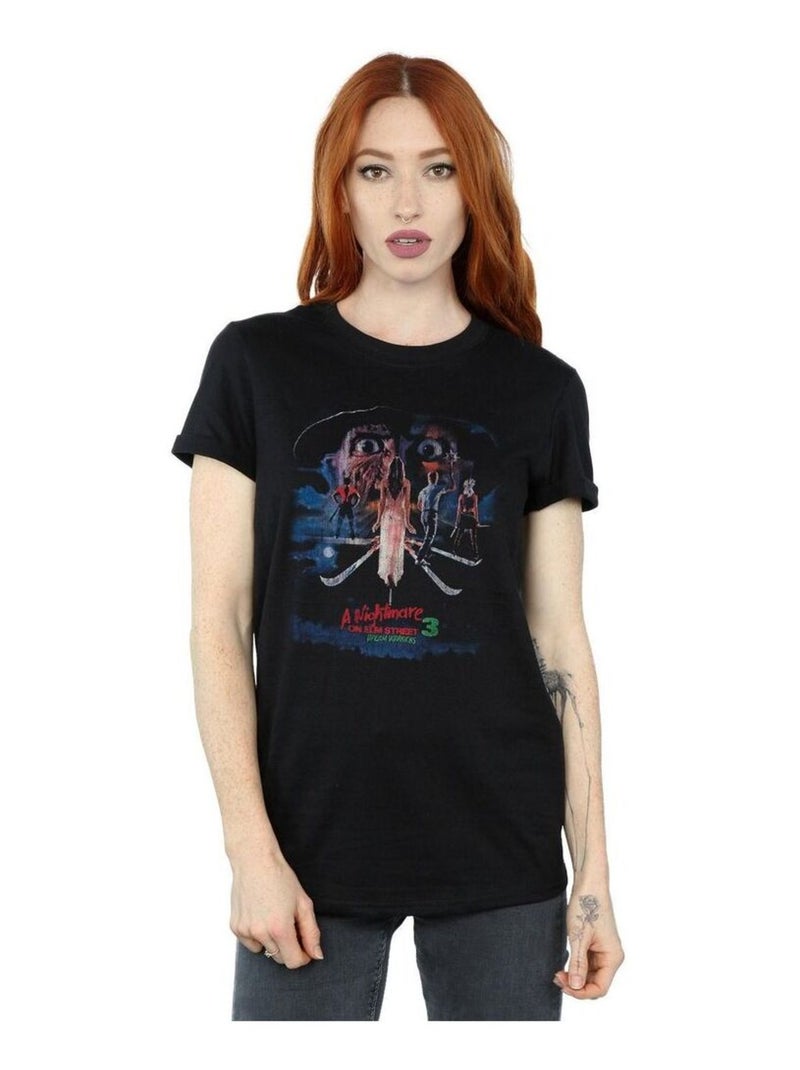 A Nightmare On Elm Street - T-shirt DREAM WARRIORS Noir - Kiabi