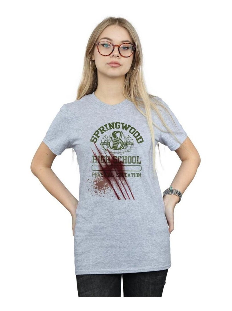 A Nightmare On Elm Street - T-shirt SPRINGWOOD SLASHER Gris chiné - Kiabi