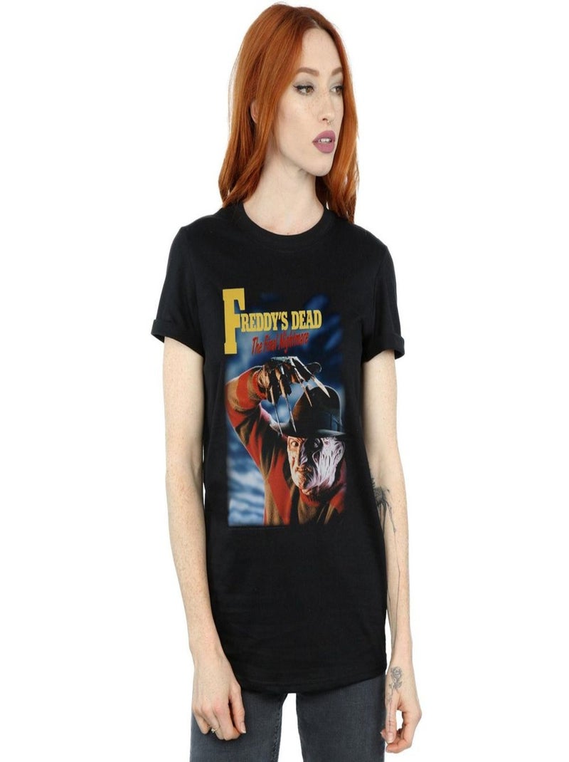 A Nightmare On Elm Street - T-shirt THE FINAL NIGHTMARE Noir - Kiabi